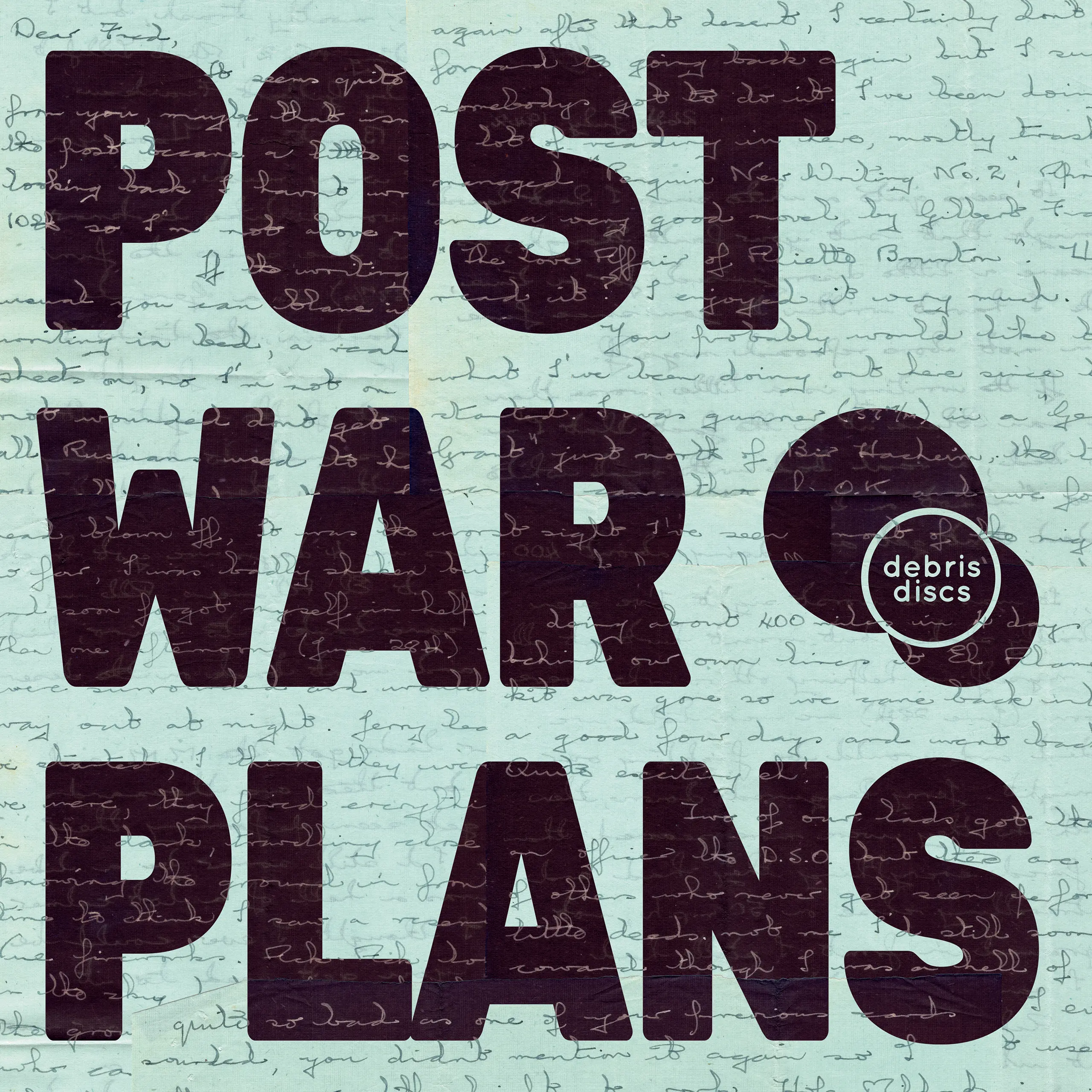 Post War Plans album artwork front cover designed by Gavin Stretch