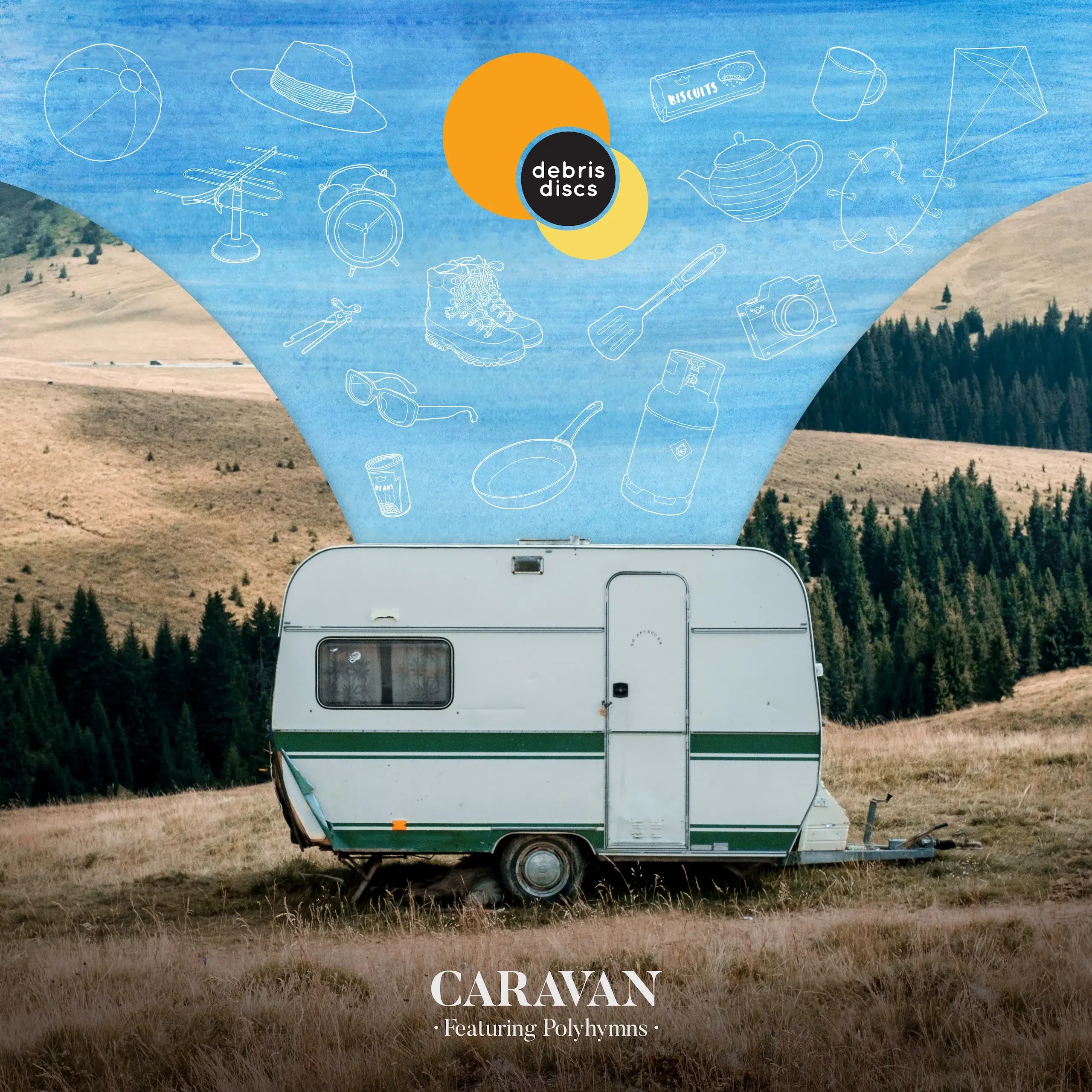 Debris Discs Caravan artwork byGavin Stretch of Mode=Create