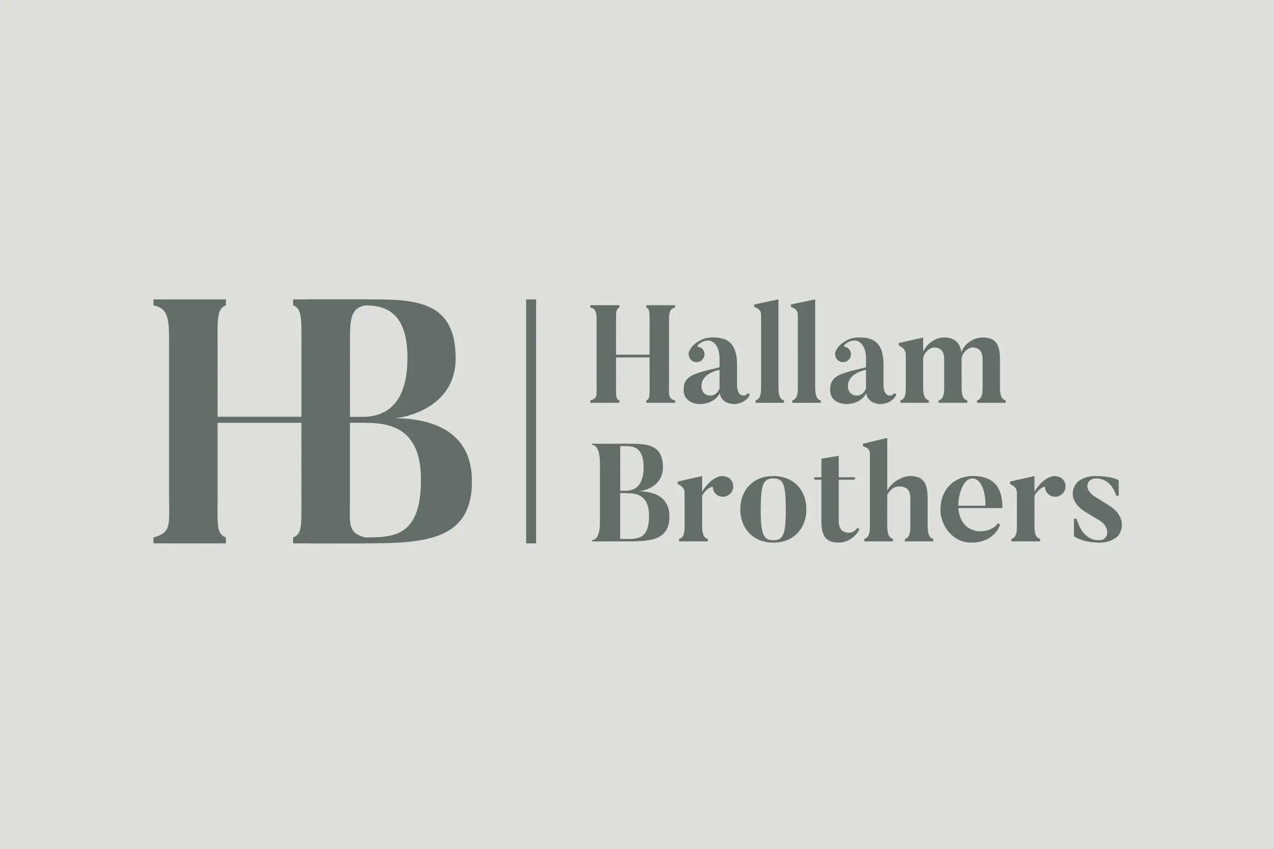 Hallam Brothers logo by Gavin Stretch of Mode=Create