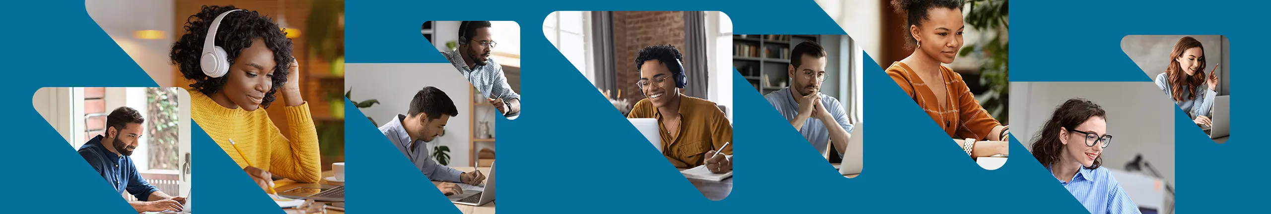 Variety of images selected for Brand Financial Training's website content updates by Gavin Stretch.